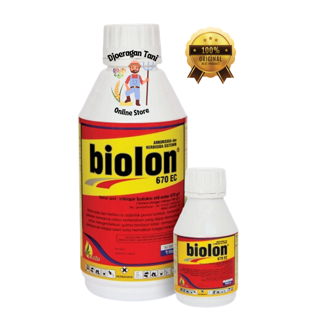 Herbisida Biolon 670 EC (1L) Racun Tunas atau Kayu (Sejenis Garlon/ Starlon)