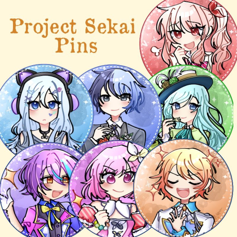 (LIMITED STOCK) Project sekai pins || fanmerch