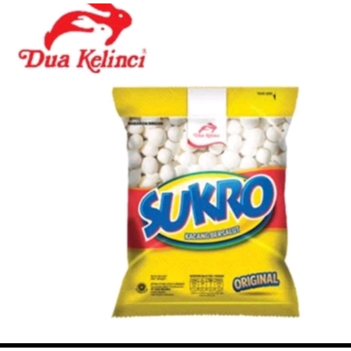 

kacang sukro bersalut original dua kelinci 38gr