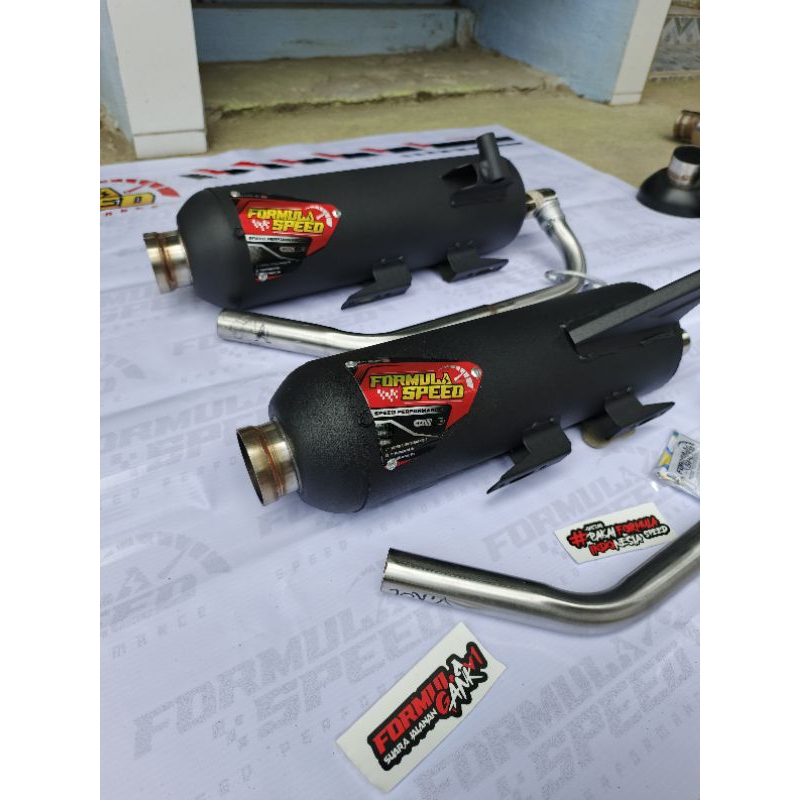 TERMURAH Knalpot Standar Racing Original Formula Speed Pnp Untuk Beat Vario Scoopy Nmax All Matic
