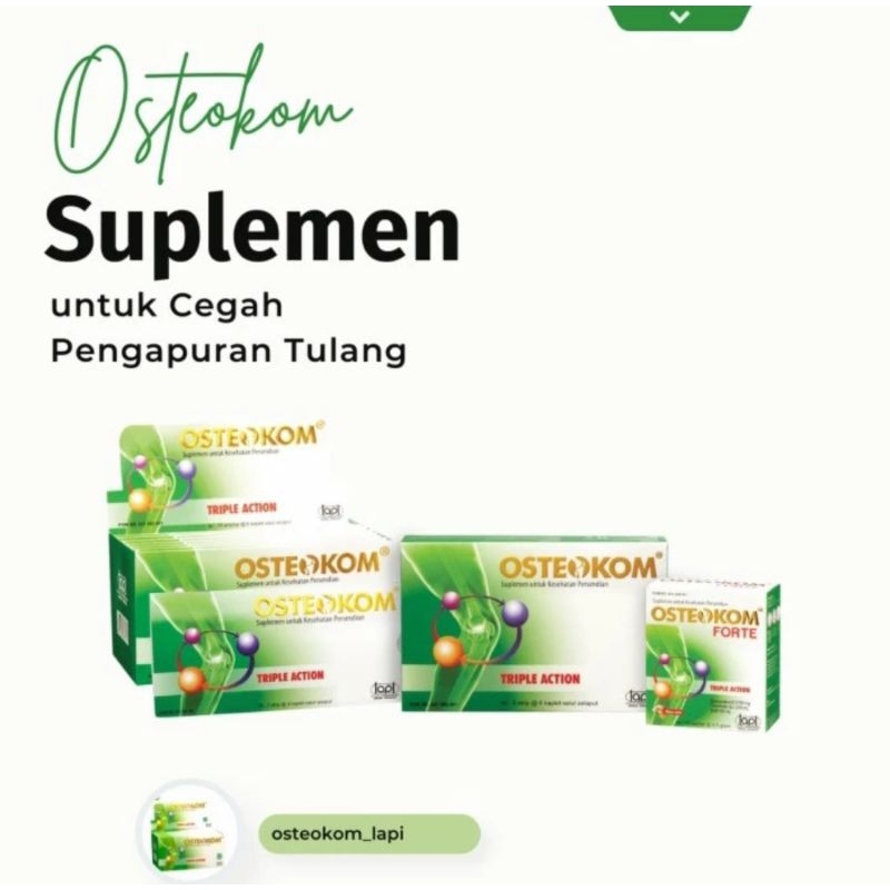 osteokom obat sendi dan tulang