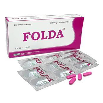 Folda 30 Tablet - DHA Asam Folat Vitamin Ibu Hamil
