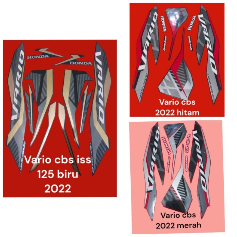 stiker body vario 125 cbs 2022 striping vario 125 cbs 2022