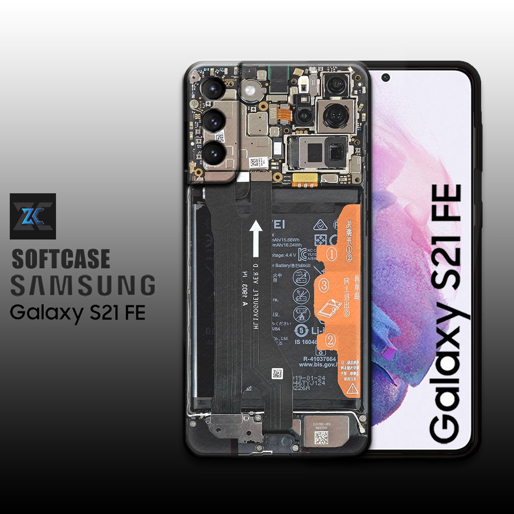 SOFTCASE SAMSUNG S21 FE | KESING HP SAMSUNG | (AA08) MOTIF MESIN HP