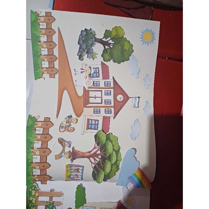 Montase A3 Prakarya Sekolah Tema Bebas Request