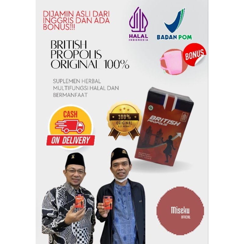 ORIGINAL 100% ASLI DARI INGGRIS BRITISH PROPOLIS HERBAL MULTIFUNGSI OBAT SEJUTA MANFAAT