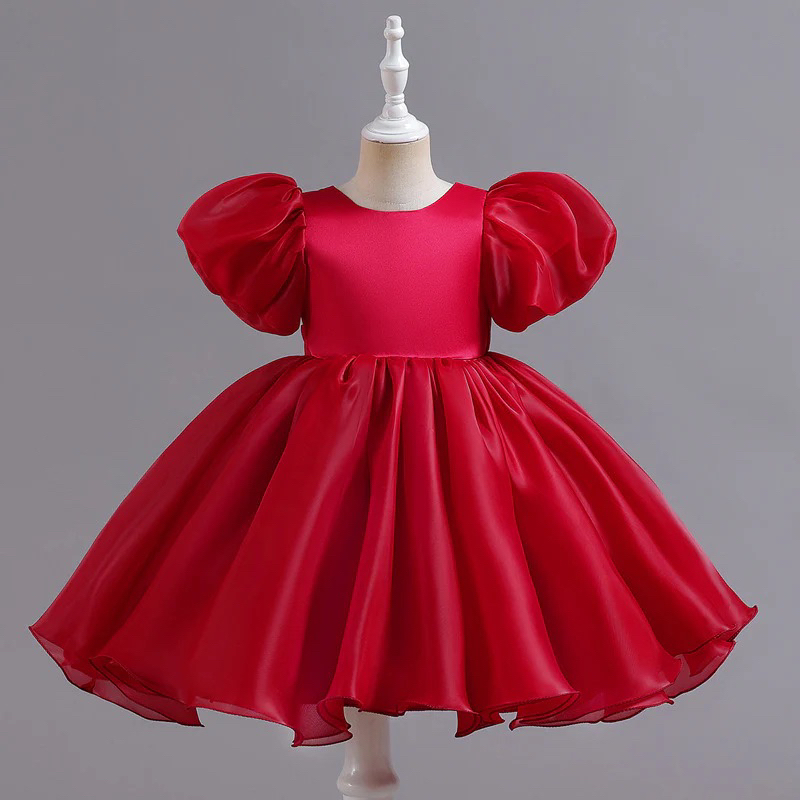 dress anak merah | gaun anak merah | dress natal anak | gaun natal