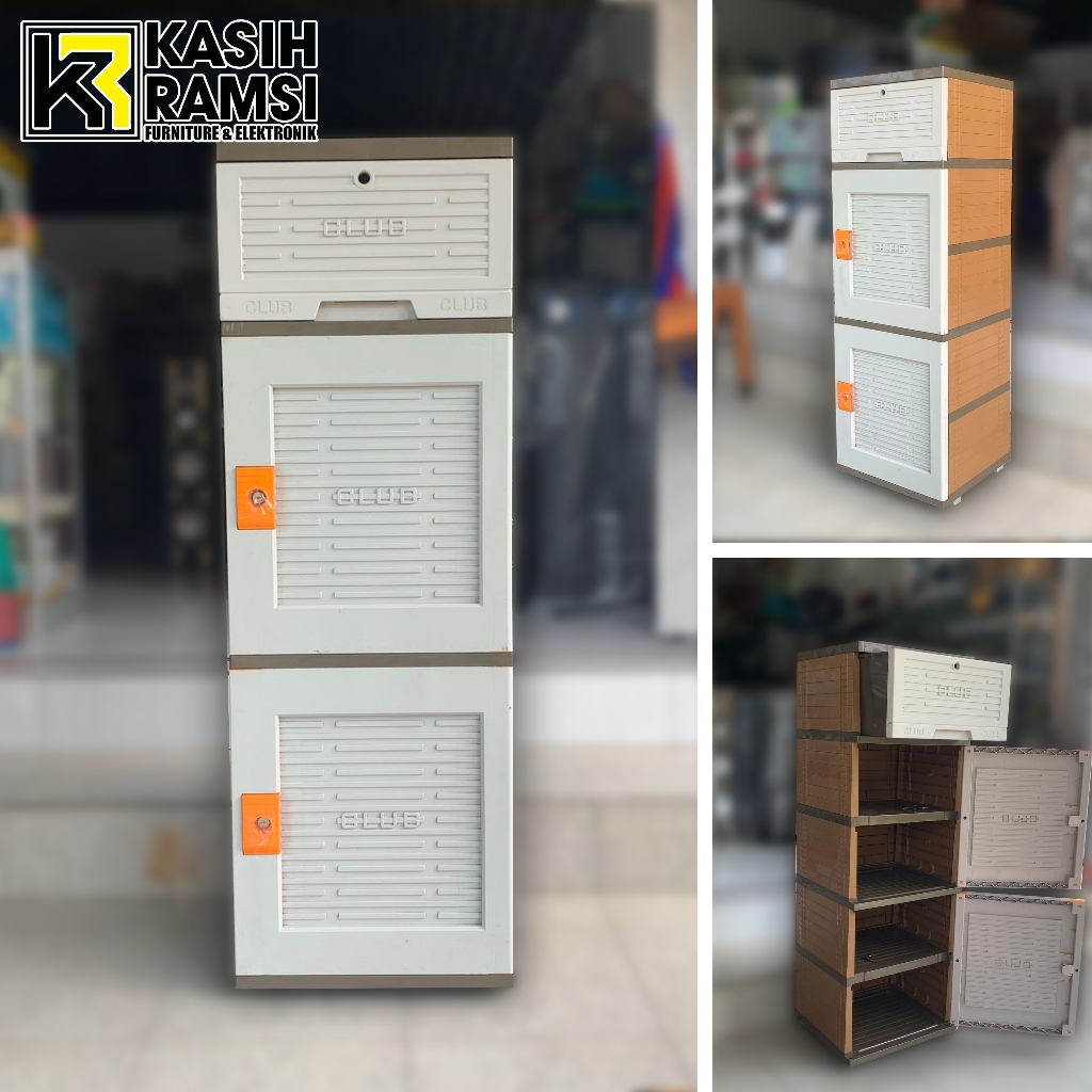 LEMARI MINI CLUB 3 SUSUN