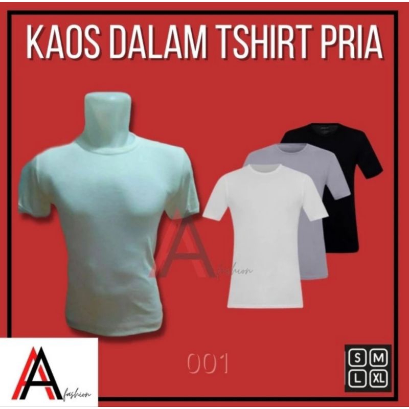 Kaos Dalam Pria Beeman Bee Man T-shirt Polos