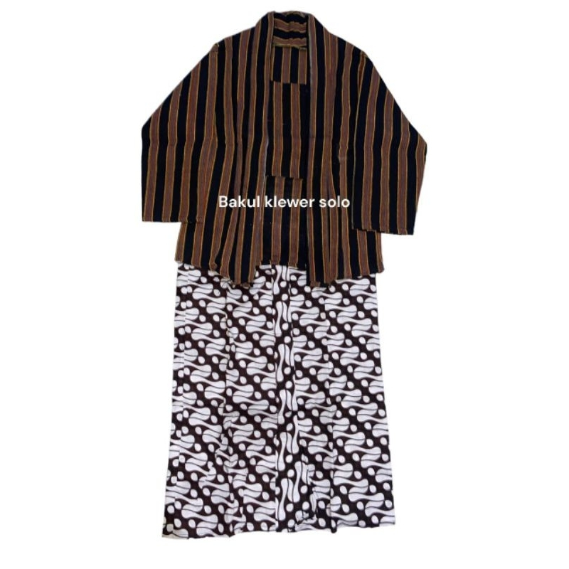 kebaya anak lurik / kebaya lurik anak / baju lurik anak