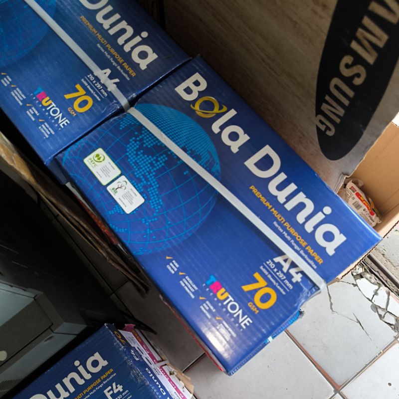 

Kertas A4 70gsm Bola Dunia
