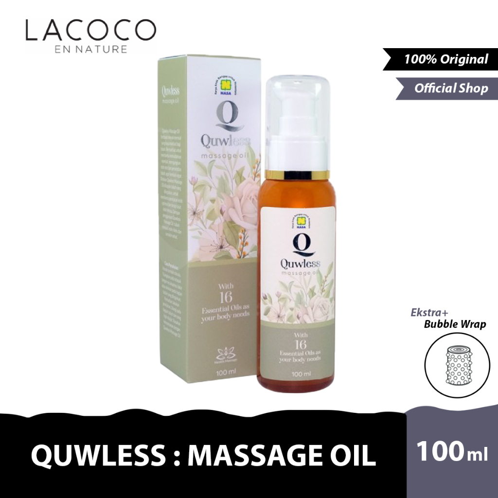 Qulmigo | Quwless Massage Oil NASA | Minyak Pijat 100ml