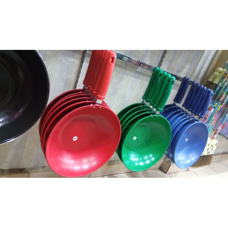 WAJAN ENAMEL ANTI LENGKET / WAJAN GAGANG ANTI LENGKET JUMBO