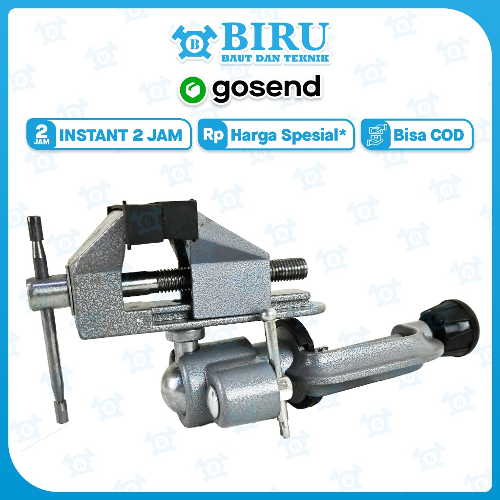 WIPRO Portable Klem Catok Meja / Table Clamp - Catok Besi untuk Pekerjaan Bengkel dan Kerajinan | Ra