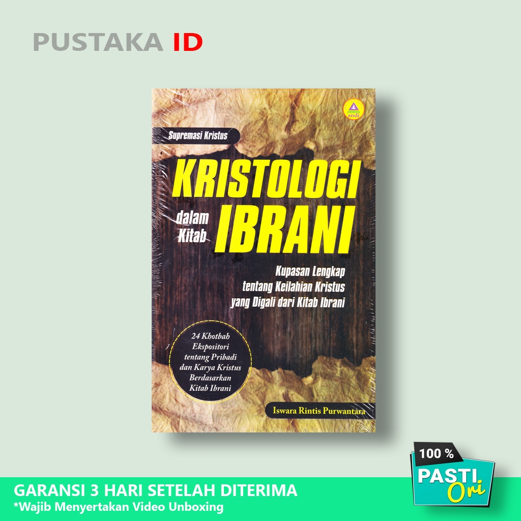 Buku Kristologi Dalam Kitab Ibrani - Buku Kristologi Dalam Kitab Ibrani