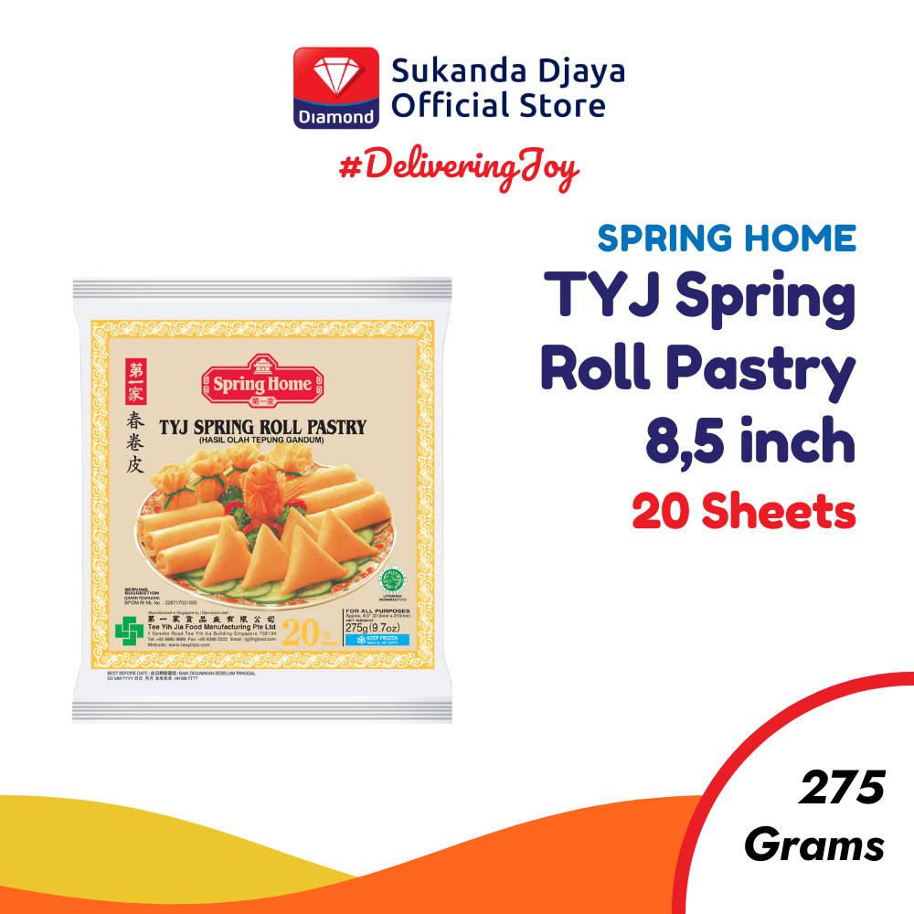 

Spring Home TYJ Spring Roll Pastry 8,5 Inch 275 Gr