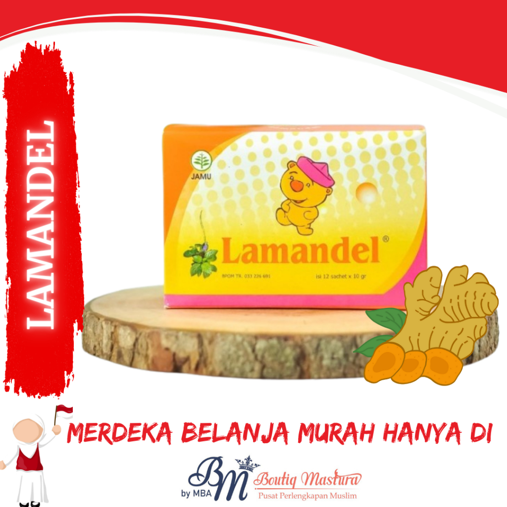 

LAMANDEL Obat Amandel Anak & Dewasa Aman di Konsumsi Kemasan Kotak Herbal Alami