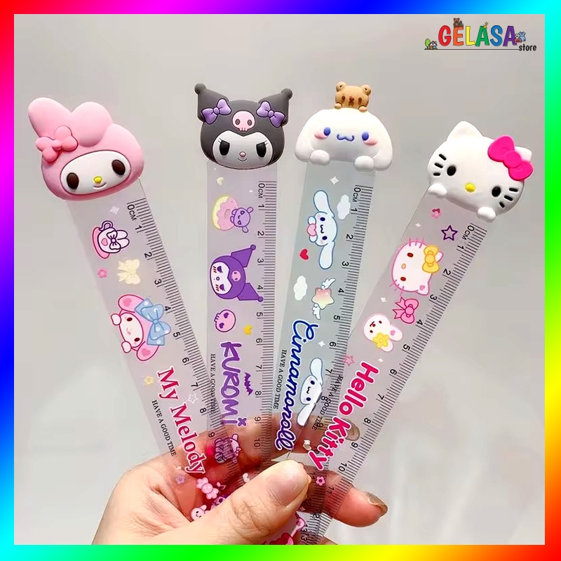 

Gelasa Penggaris Rubber Head Sanrio 15cm