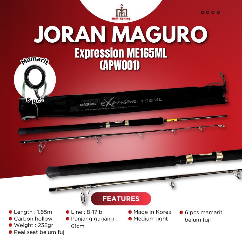 JORAN MAGURO EXPRESSION | Tongkat Pancing | Fishing Rod | Spinning