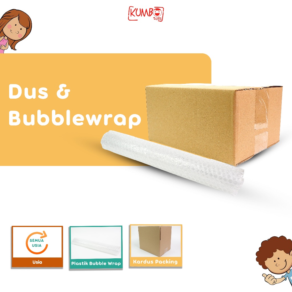 

Tambahan Dus dan Bubblewrap Packing