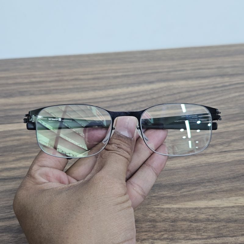 frame kacamata pria wanita original IC Berlin model S1 Yorckstraße