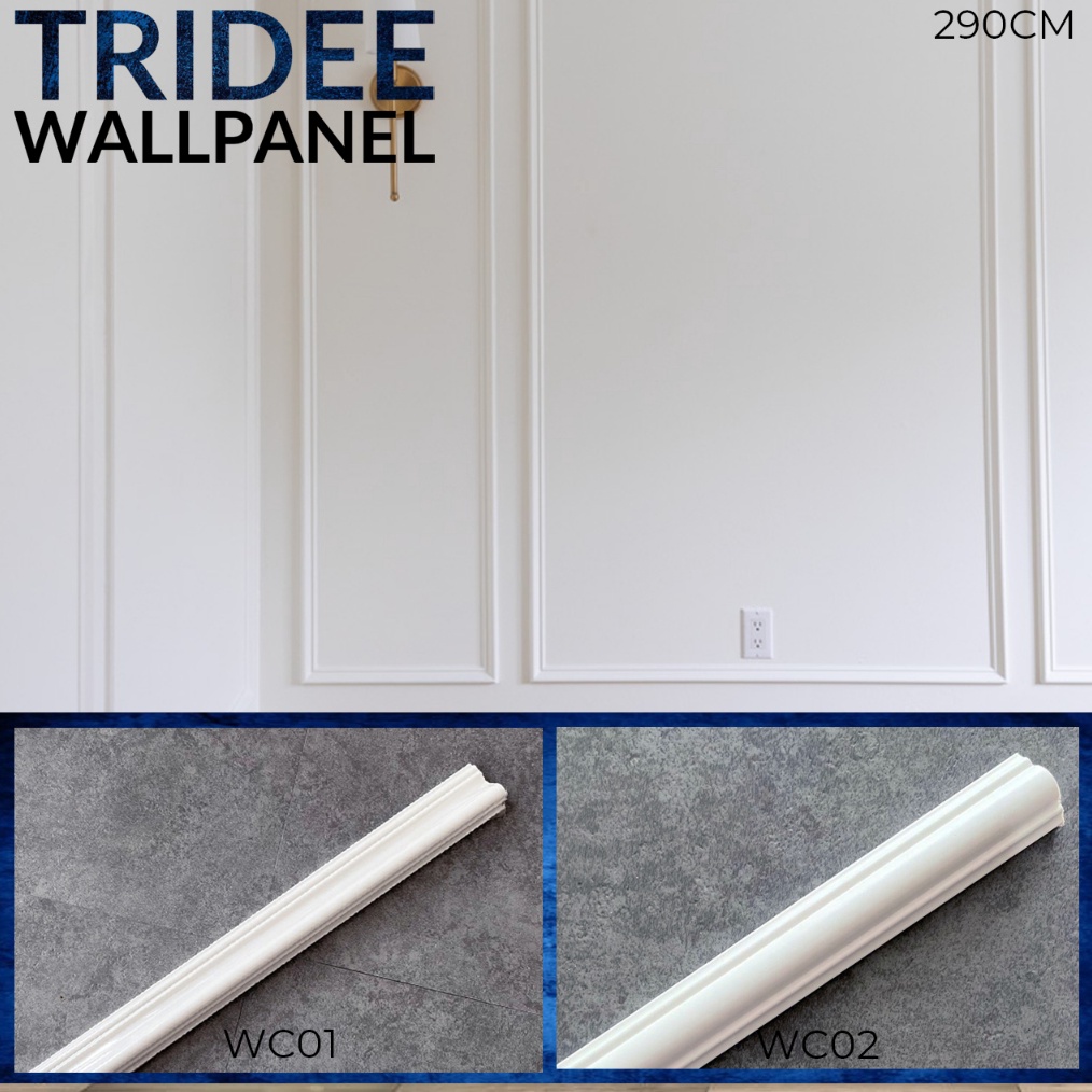TESTPC1  Terupdate Wall Moulding  Wainscoting  Wall Batten  Dinding Profil  TRIDEE WALLPAPER  29CM