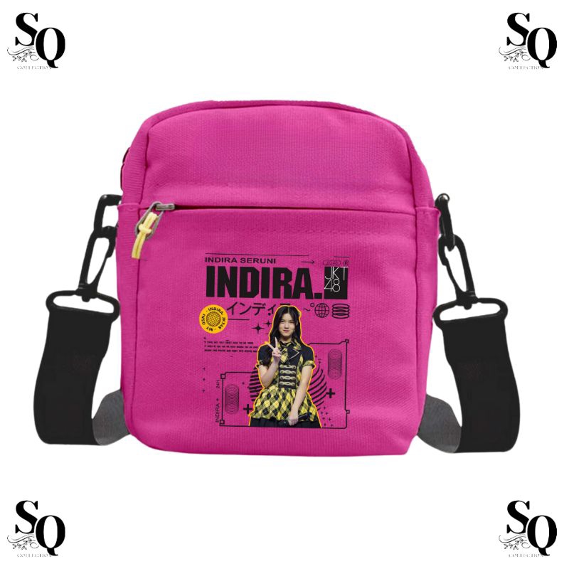 Tas jkt48 JKT48 Indira Tas Sekolah Stylish Untuk Remaja Tas Selempang JKT48 Bergaya Dengan murah ber
