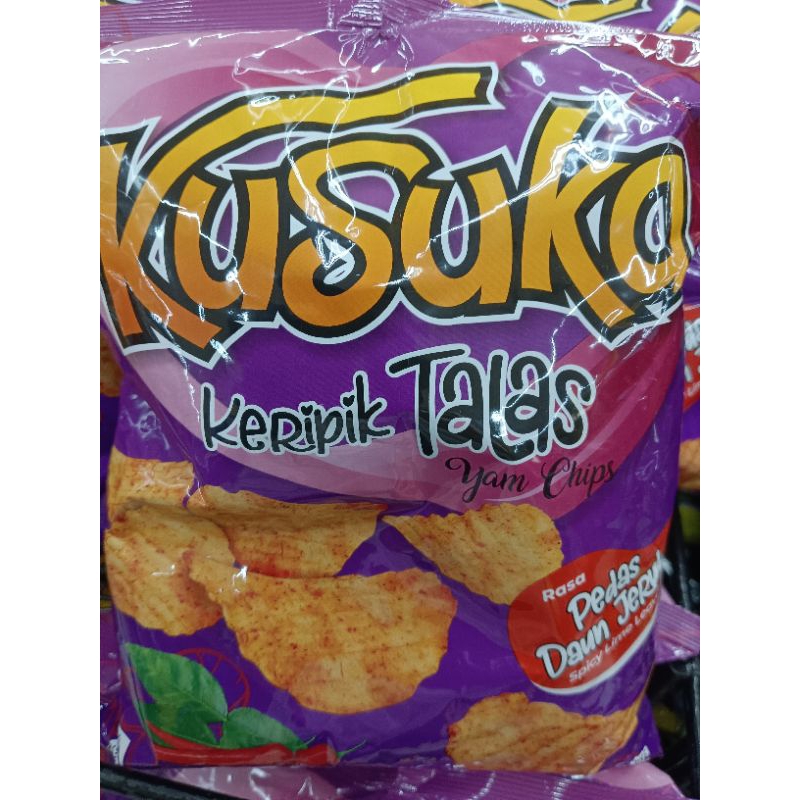 

kusuka talas keripik daun jeruk 68 gr