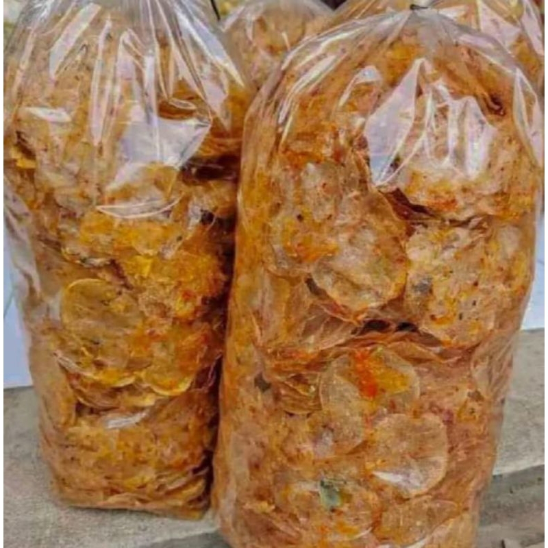 

Keripik kaca Kripik kaca pedas daun jeruk kemasan 1 Bal