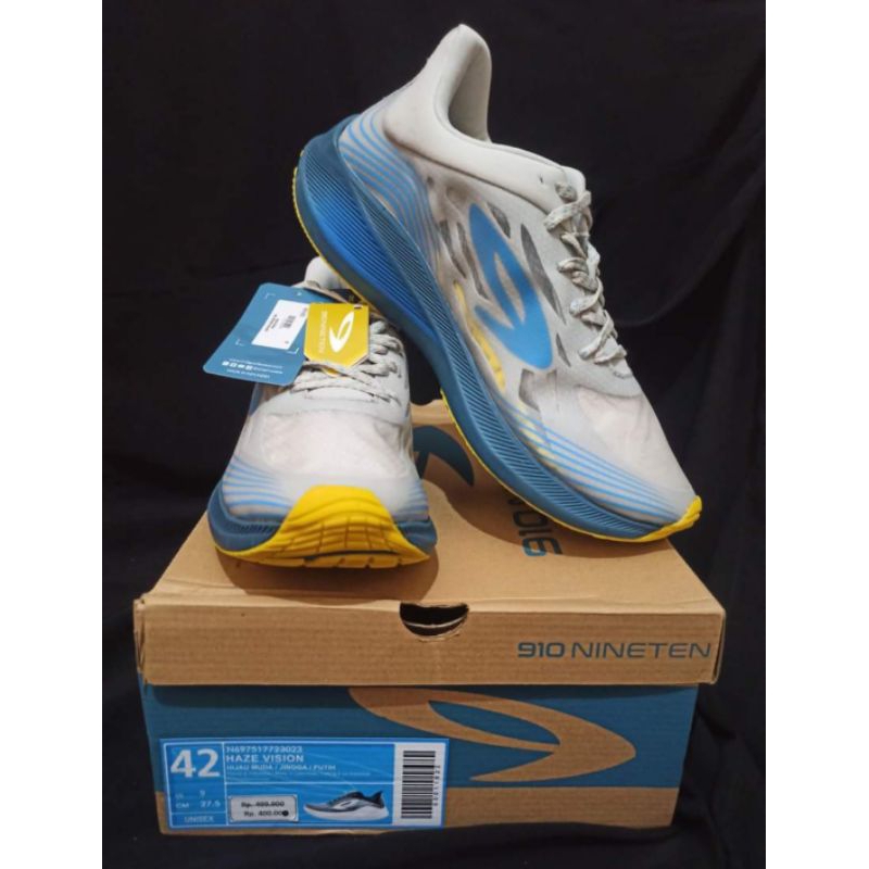 910 Haze Vision Nineten 1.0 Warna Biru Abu Kuning