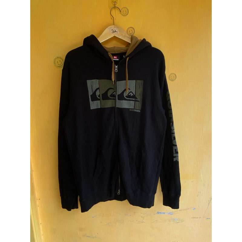 hoodie quiksilver ori bekas second stm