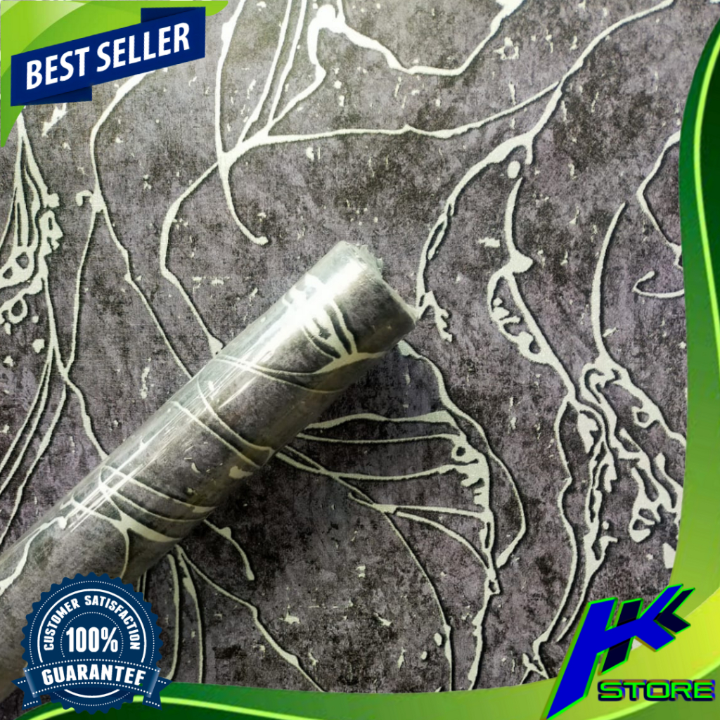 Wallpaper Dinding Motif Marmer Purple White 45cm x 10m Wallpaper Sticker Dinding Marmer Purple White