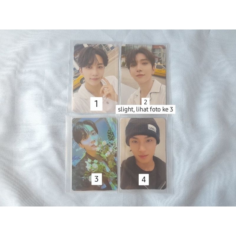 seventeen mingyu jeonghan joshua sector17 yizhiyu fs A B ld m2u pob benefit photocard pajama piyama 