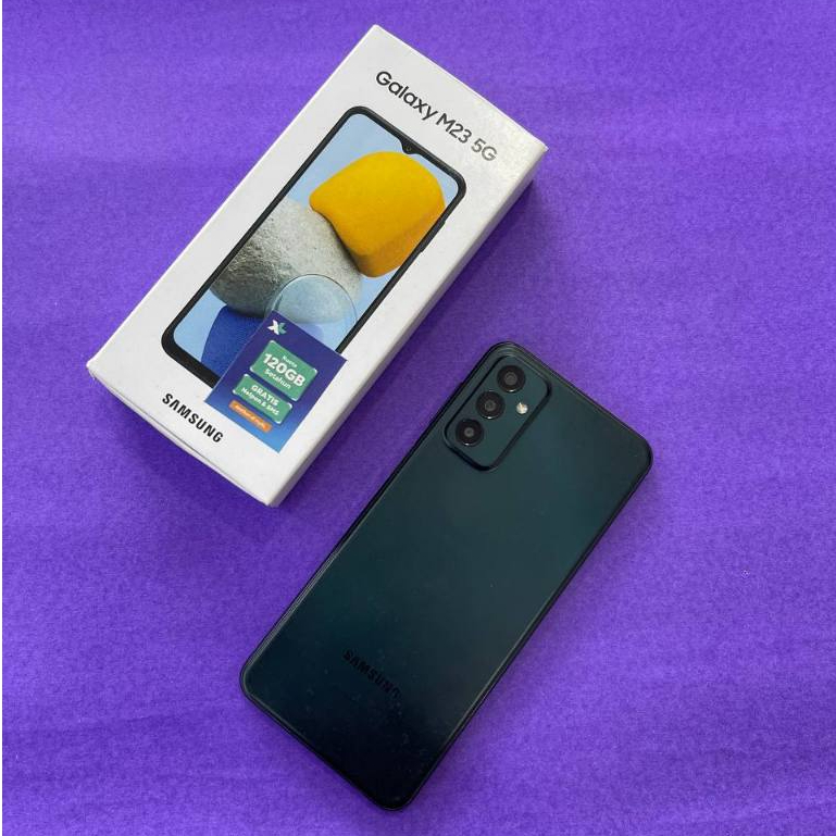 SAMSUNG M23 5G 6/128 GB SECOND HP BOX