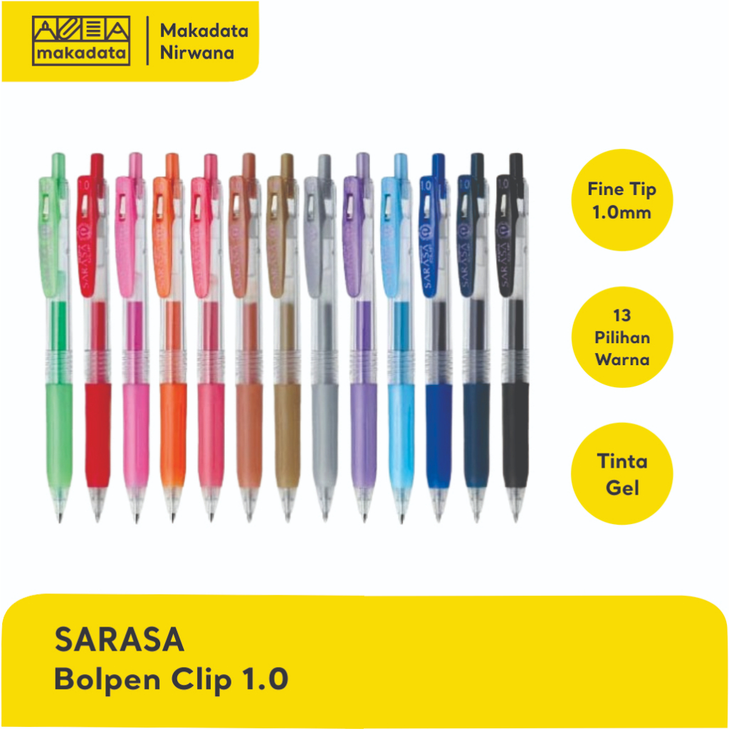 

SARASA BOLPEN/PULPEN/BOLPOINT 1.0 (1PCS)