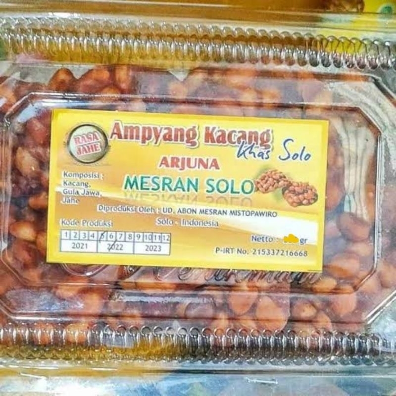 

AMPYANG KACANG - MESRAN SOLO - OLEH-OLEH KHAS SOLO