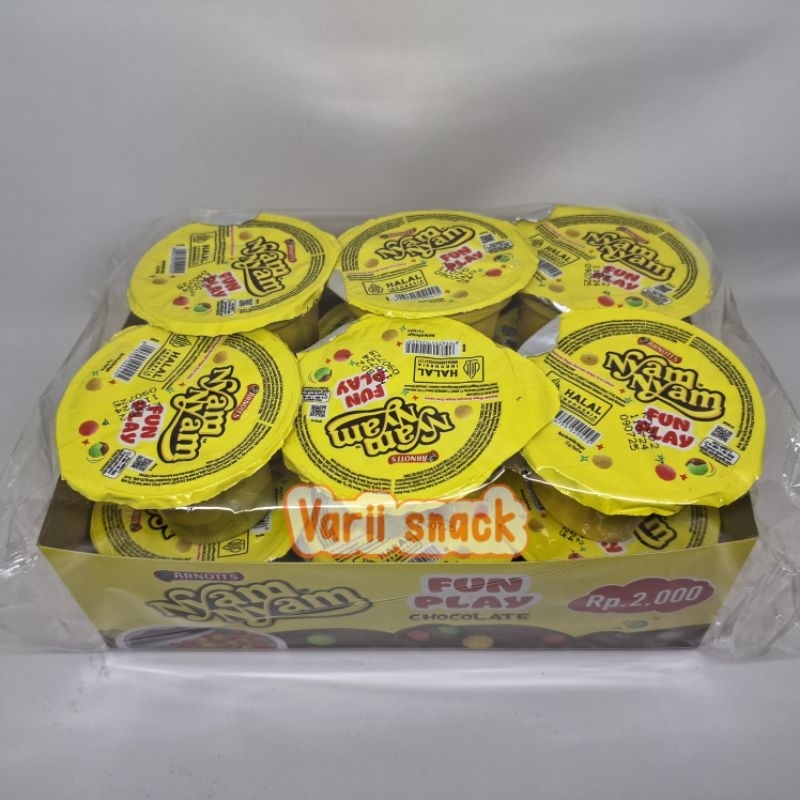 

Nyam Nyam Fun play Coklat 1 Box 12 pcs (11g)