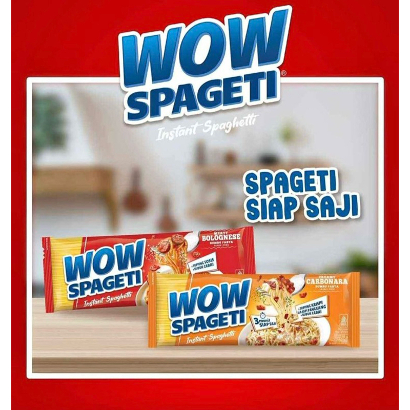 

pasta wow spagheti carbonara & bolognase / mie wow dari mayora/ spageti wow