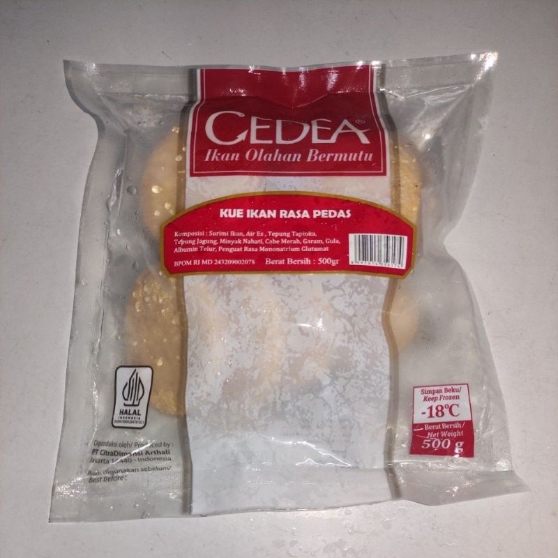 

CEDEA Kue Ikan Rasa Pedas 500g