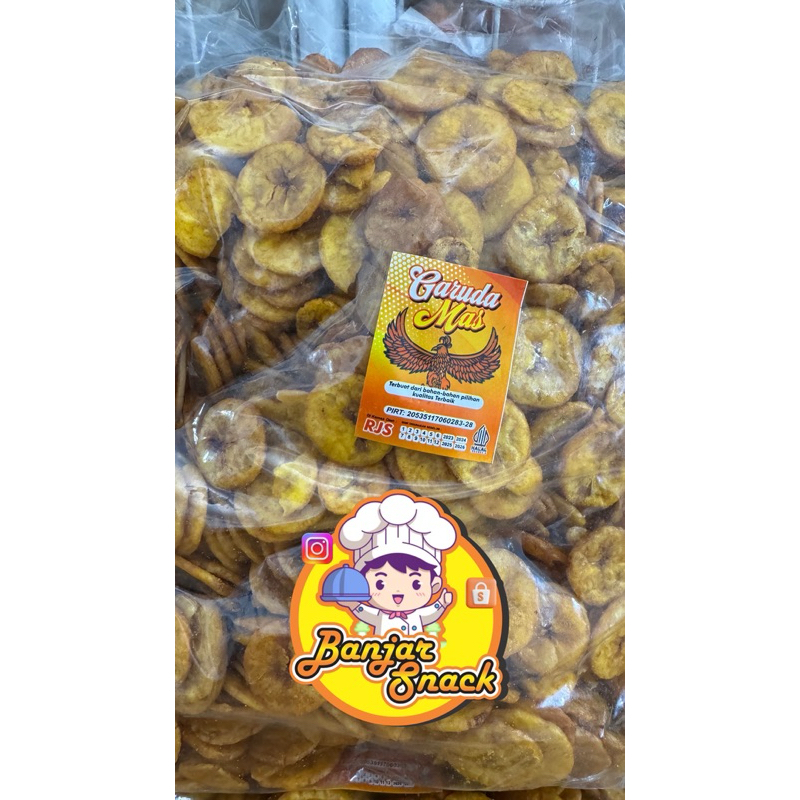 

Keripik Koin Pisang NANGKA 250gram GARUDA MAS