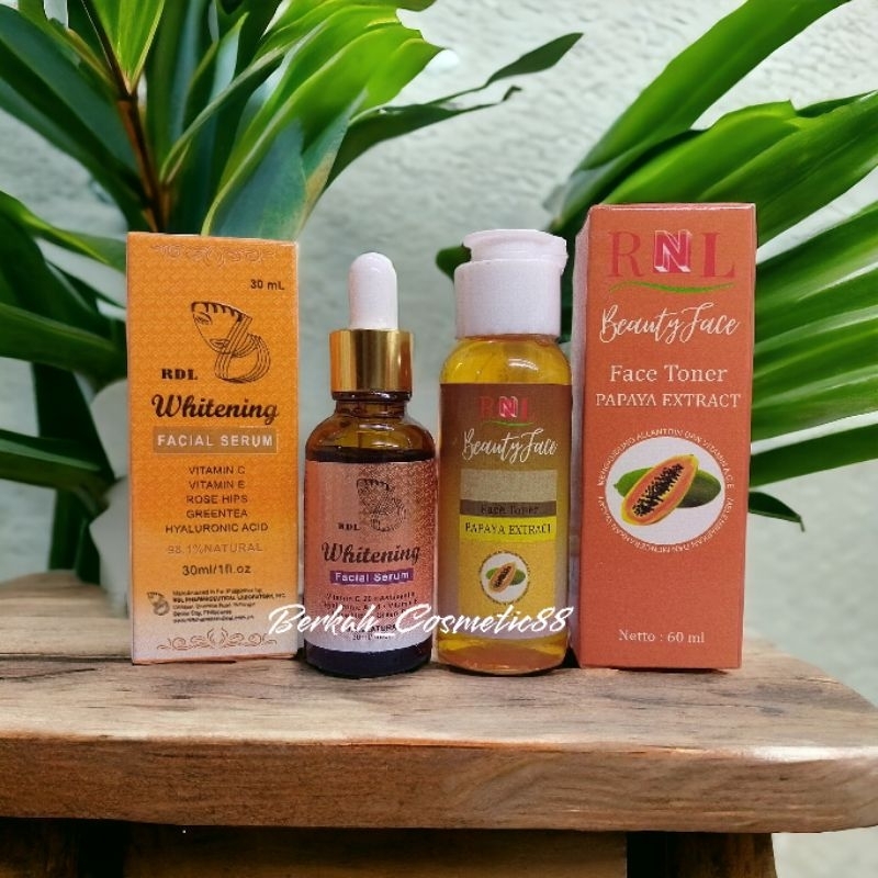 Paket 2in1 Toner RNL dan Serum RDL Pepaya Extract