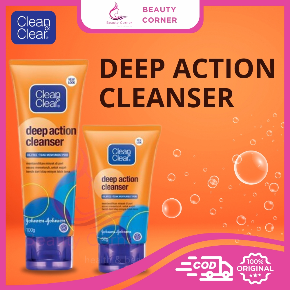 Clean & Clear Deep Action Cleanser - Sabun Pembersih Wajah