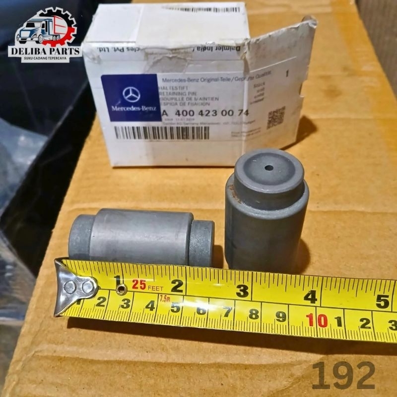 Retaining pin, bushing dudukan sepatu rem bawah Mercy Axor 1623, 2523, 2528, 4028, 4928 P/N: A400.42