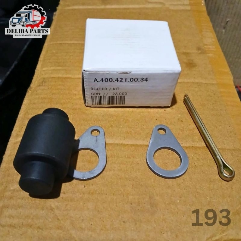 Bushing dudukan sepatu rem atas, Roller kit Mercy Axor 1623, 2523, 2528, 4028, 4928 P/N: A400.421.00