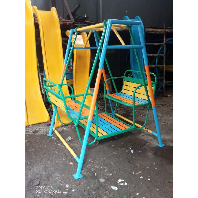 ayunan besi,ayunan kapasitas 6 anak,