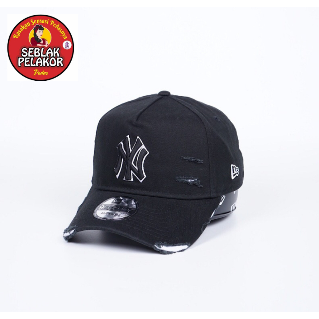 Topi New Era Original Yankees Damage Cotton White