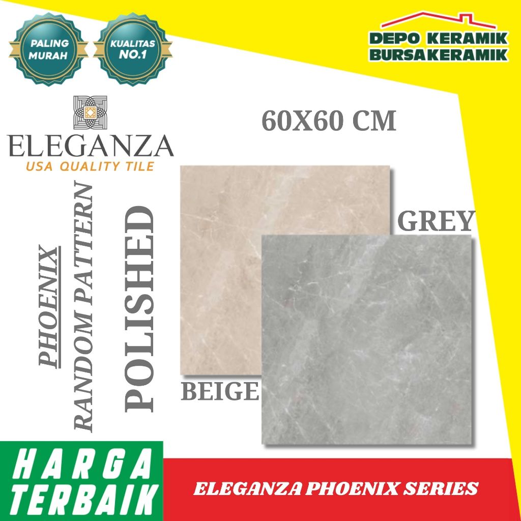 GRANIT MEWAH ELEGANZA 60X60 PHOENIX GREY