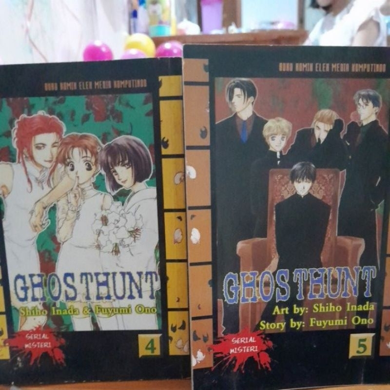 preloved komik bekas kolpri Ghost Hunt no 4 dan 5