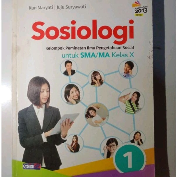 

BUKU BEKAS/BUKU SECOND SOSIOLOGI KELAS 10/KELAS 1 SMA/MA KURIKULUM 2013 PENERBIT ERLANGGA