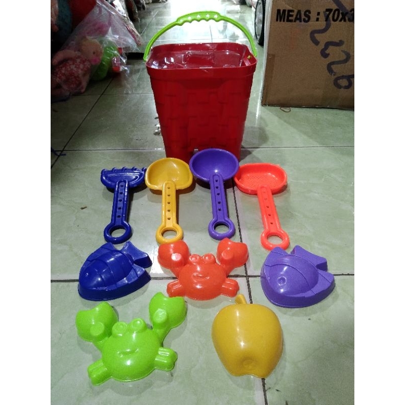 Sendy toys mainan cetakan pantai jumbo